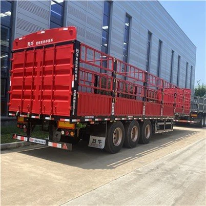 Remorque de cargaison en vrac de clôture