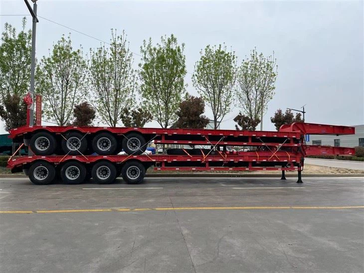 4 Axle Semi Low Loader Trailer