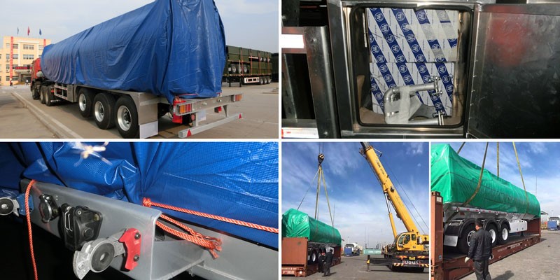 Stainless Steel Fuel Tank Trailer for Sale Stainless Steel Fuel Tank Trailer for Sale