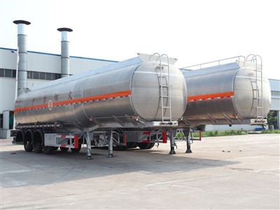 Remorque de camions-citerre à vente de camion-citerne en aluminium en aluminium 40000L / 45000L à vendre